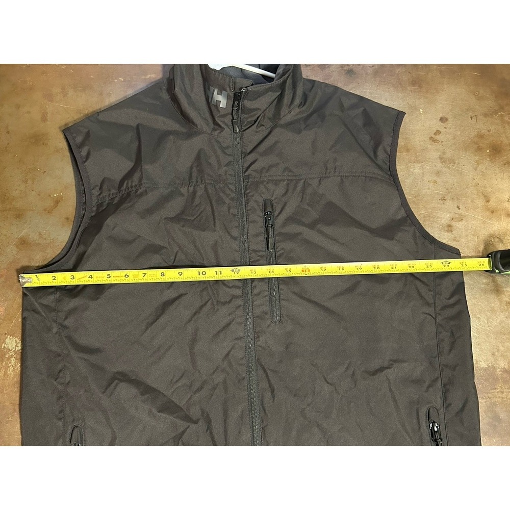 Helly Hansen Crew Grey Vest 2.0 Mens Size XXL 2XL Gray Full Zip - Picture 10 of 12